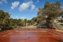 Una cancha de tenis 